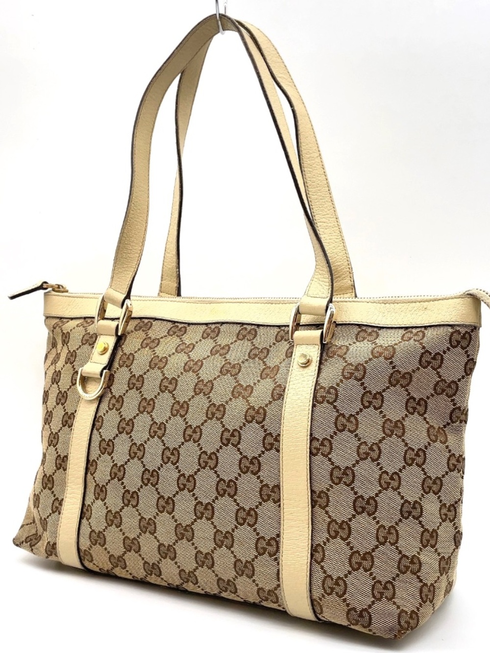 Gucci GG Canvas Handbag Bag Vintage
